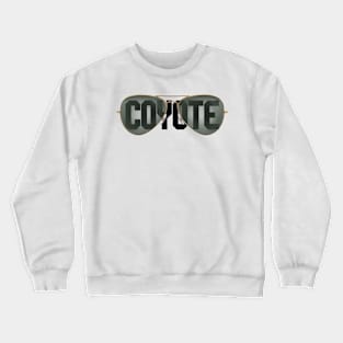 coyote glasses Crewneck Sweatshirt